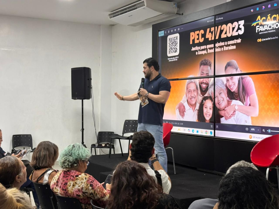 Favacho articula avanços da PEC-47 em reunião com movimento no Amapá