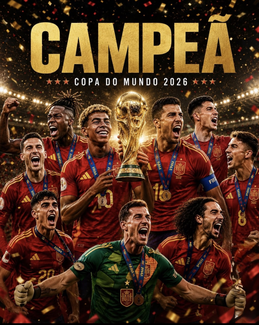 Espanha vence a Argentina na prorrogação e conquista o bicampeonato da Copa do Mundo de 2026