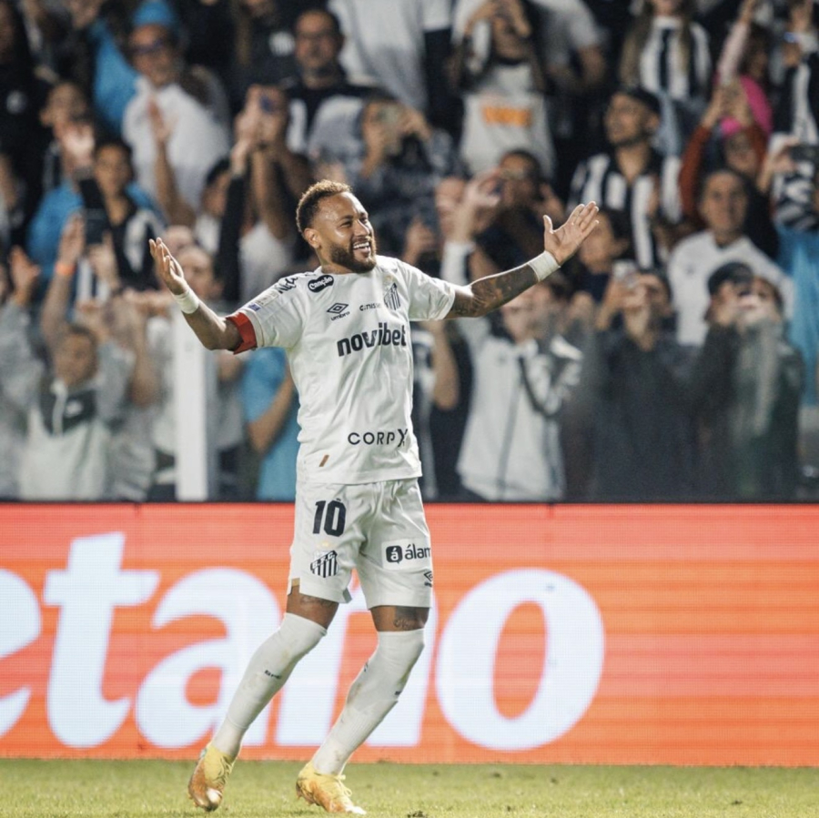 Neymar marca dois, mas Santos cede empate à Chapecoense na Vila Belmiro